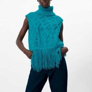 Fringe Knit Vest